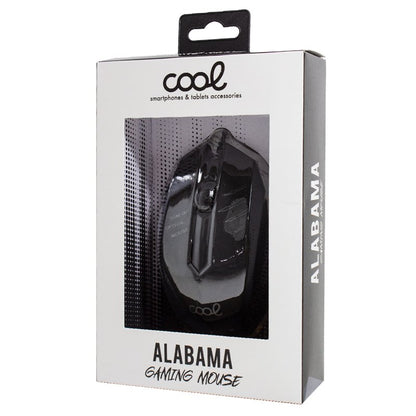 Ratón USB Gaming (Iluminación) COOL Alabama Negro