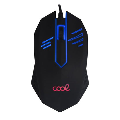 Ratón USB Gaming (Iluminación) COOL Alabama Negro