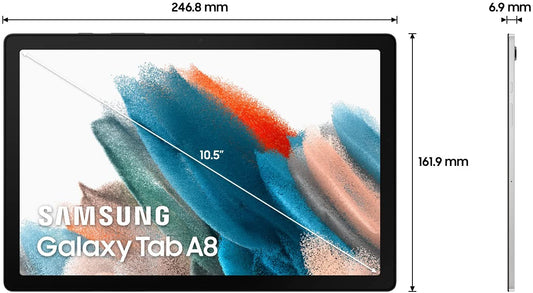 Tablet Samsung Galaxy Tab A8 10.5"/ 3GB/ 32GB/ Octacore/ Plata
