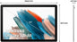 Tablet Samsung Galaxy Tab A8 10.5"/ 3GB/ 32GB/ Octacore/ Plata