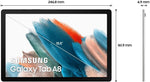 Tablet Samsung Galaxy Tab A8 10.5"/ 4GB/ 128GB/ Octacore/ Plata