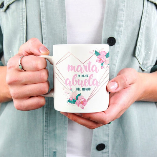 Taza Personalizada La Mejor Abuela del Mundo