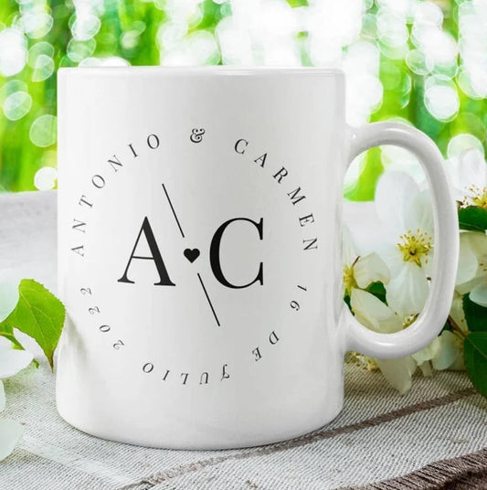 Taza personalizada para Boda